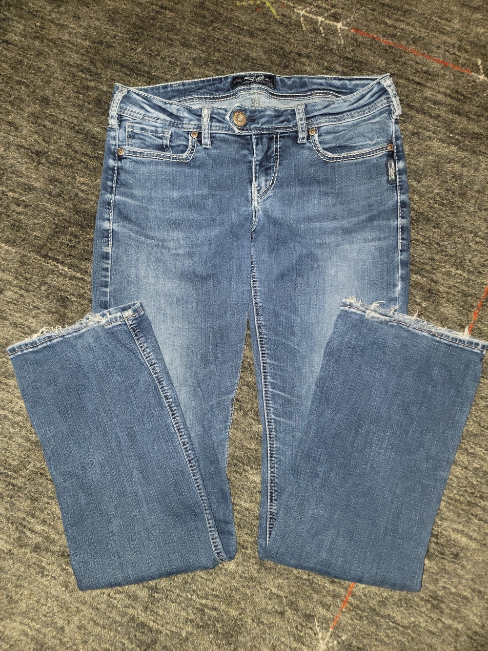 Silver Jeans Tuesday Slim Boot Jeans - Dark Blue W30 L33